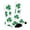 White3, variant on St. Patrick's Day Knit Stockings For Kids Crew Socks for Kids
