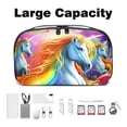 thumbnail image 3 of Unicorn Travel Organizer Waterproof Oxford Cloth Storage Pouch for Small Electronics, Hard Drive, and Cable Bag, 3 of 6