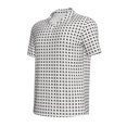 thumbnail image 2 of Xecao Airplane for Mens' Casual Short Sleeve Button-Down Polo Shirts for a Classic Golf Look, 2 of 9