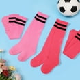 thumbnail image 4 of Hengguang 6 Pairs Kids Football Socks - Breathable Soccer Socks for Boys & Girls (Ages 8-12), Youth Sports Socks for Running, Training, Rugby, Hockey, 4 of 7