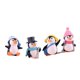 thumbnail image 1 of Uds. Pingüino de resina de invierno oso Polar copos de nieve figurita en miniatura juguete Mini figuritas de Navidad para DIY jardín decoración de Navidad adornos kaili Sencillez, 1 of 5