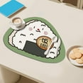 thumbnail image 2 of Cute Shape Kitchen Mat, Absorbent Countertop Drying Mat, Non Slip Dish Drying Pad for Kitchen Counter and Bathroom, Soft and Easy to Clean^, 2 of 6