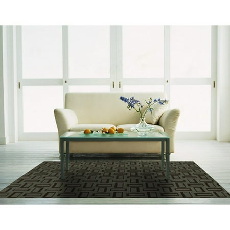 Metro Rug, Green/brown