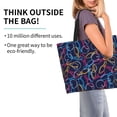 thumbnail image 2 of Easygdp Multicolor Bowling Bolsas Tote para Mujer, Bolsos de Hombro para Viaje, Bolsos de Mano de Gran Capacidad para Compras y Trabajo, 2 of 8