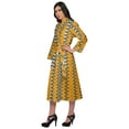 thumbnail image 2 of Moomaya Printed WoMen's Robe Dressing Gown With Pockets Bath Robe Girls, 2 of 6
