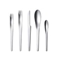 thumbnail image 1 of Georg Jensen Ensemble de Couverts 5 Pcs, Finition Mate, 1 of 1
