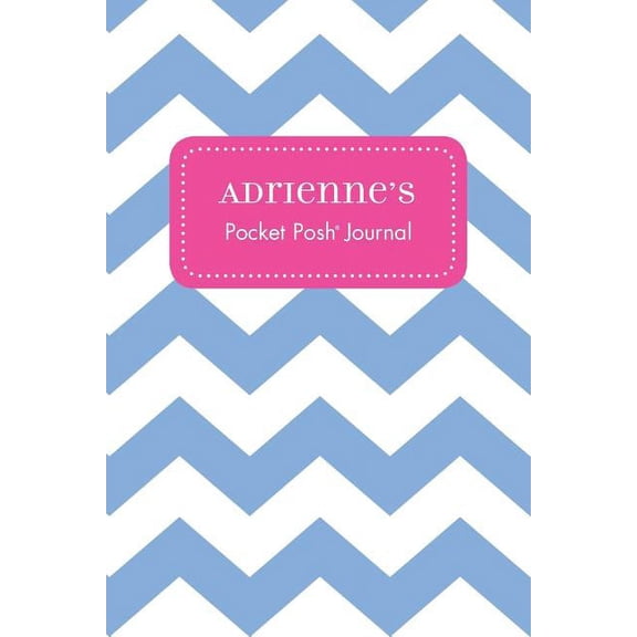 Adrienne's Pocket Posh Journal, Chevron, (Paperback)