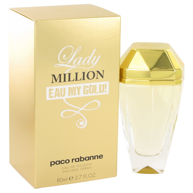 Lady Million Eau My Gold by Paco Eau De Toilette 2.7 oz for Women - Walmart.com
