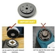 thumbnail image 3 of Power Oscillating Tool Adapter,convert For Starlock Oscillating Tool Blades To Ois Universal Tool Blade Adapter, 3 of 5