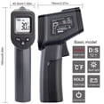 thumbnail image 4 of Termómetro infrarrojo digital Herramienta de medición de temperatura de objetos sin contacto láser simple/doble, 4 of 7