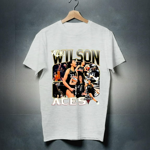 vintage This is the shirt suitable for every style. Las Vegas Aces Championship Aja Wilson UNISEX T-shirt Up To 4XL-TH23934