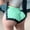 Mint Green, variant on Oplxuo Women's Lace Trim Splicing Short Soft Side Split Comfy Pant High Elastic Summer Trouser Sport Stretch Casual Shorts