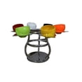 thumbnail image 2 of TECHTONGDA Six Leaves Fruit Plate Stainless Steel Fruit Bowl Cake Stand Basket Chrome for Hotel Party, 2 of 6