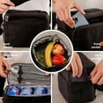 Insulated Lunch Bag for Men, Soft Sided Cooler for Work, Leakproof