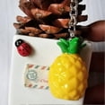 thumbnail image 3 of 4pcs Hanging Key Ring Ornament Fashion Pineapple Keychain Pendant Creative Keychain Accessory (Yellow), 3 of 4