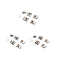 thumbnail image 2 of 1 Juego de Clips para espejo, soporte de estilo Simple, Clip montado en Metal, práctico accesorio de cristal, estabilizador, colgador de espejos Herramientas y ferretería Cilindro de acero inoxidable Speravity TO008096-03B, 2 of 6