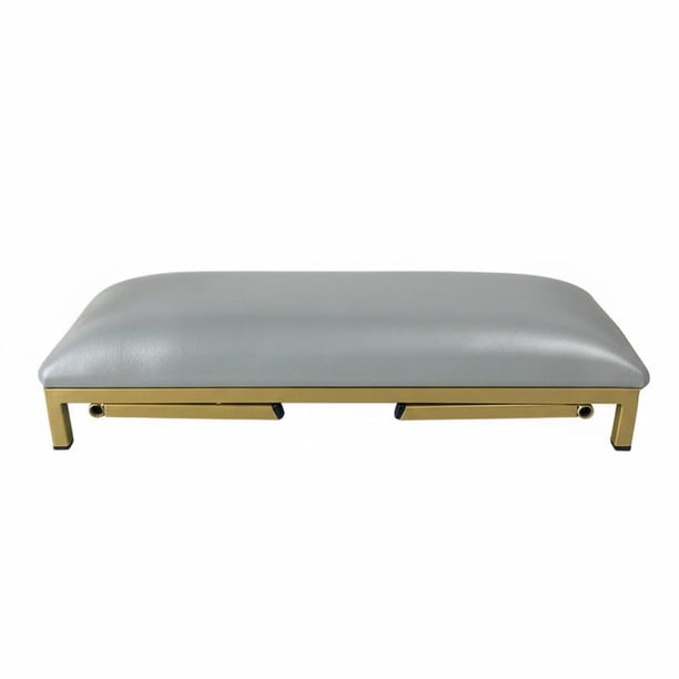 Almohada de manicura Reposamanos individual de color gris claro