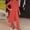 Red, variant on Women's 2 Piece Outfits Dressy Polka Dots Long Sleeve Slit TunicTops and Wide Leg Pants Business Office Lady Suits