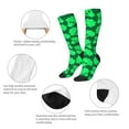 thumbnail image 6 of Lsque Green Broccoli Printed Crew Socks Men's Women's LightWeight Thin Casual Calf Socks ,Knee High Socks,Cotton Socks, 6 of 9