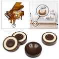 thumbnail image 4 of 4pcs Non-Skid Furniture Caster Cups Coasters Furniture Wheel Stoppers for Sofa Bed Pianos Cribs , coffee, 4 of 8