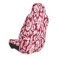 thumbnail image 3 of Picia Red Flowers Print Waterproof Sweating Car Seat Cover for Post Gym Workout, Running, Beach and Hiking, Universal Fit Anti-Slip Bucket Seat Protector, 3 of 5