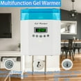 thumbnail image 4 of 2-Bottle Gel Warmer with Precision Digital Display, Built in Timer, Heater for Massage Cream, Baby Lotion, & Oils, Wall Mountable & Freestanding Option, Adjustable Temperature, for Home & Spa, 4 of 6