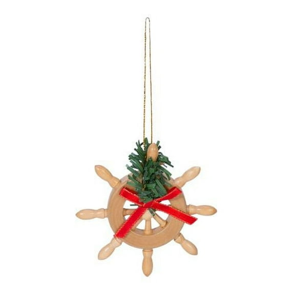 Beachcombers Ships Wheel Christmas Ornament