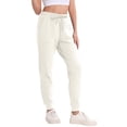 thumbnail image 3 of Women Sweatpants Cotton MIUOWANP Women'S Solid Color Overalls Women'S Casual High-Waisted Drawstring Pocket Sweatpants Beige XXL, 3 of 4