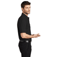 thumbnail image 5 of Zfeel Men’s Cotton Polo Shirt, Comfortable, Short Sleeve Casual Polo Tee, Black, 1-Pack, S, 5 of 6