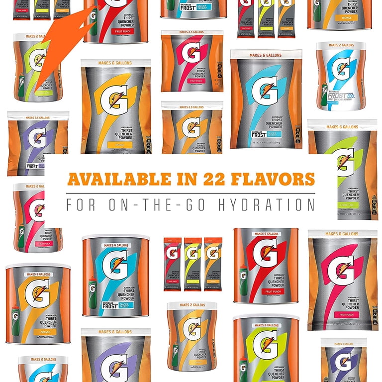 Gatorade Thirst Quencher Glacier Cherry Powder, 76.5 oz Canister photo 8