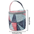 thumbnail image 2 of Fuxin Knitting Yarn Storage Bag, Round Crochet Yarn Tote with Hole, Portable Knitting Organizer for Yarn Lovers,Crochet Bag, 2 of 2