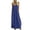 *Blue, variant on VBVC Women's Cotton Linen Spaghetti Strap Maxi Dress , Summer Casual Long Dress For Women , Ladies' Loose Fit Beach Vacation Dress with Pockets,Beige,S-2XL