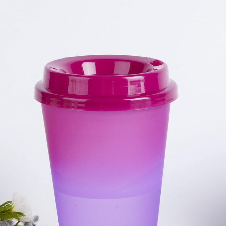 Cheers US 480ML Color Changing Tumbler Cups with Lids Straws