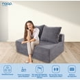 thumbnail image 3 of Sofá Cama Matrimonial Plegable + Cojín Espacio Optimizado Oxford, 3 of 8