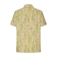 thumbnail image 4 of Fiudx Ropa de Mujer Blusas de Manga Corta Estampadas con Flores y Plantas Cómodas Informales Regulares para Mujer a La Moda, 4 of 4