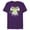 Purple, variant on Star Wars The Mandalorian Grogu Galaxy’s Greetings Holiday Standard - Short Sleeve Blended T-Shirt for Adults – Customized-Navy Heather