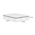 thumbnail image 5 of Camb 14 Inch Queen Size Pocket Coil Spring Mattress, Euro Top, Memory Foam- Saltoro Sherpi, 5 of 5