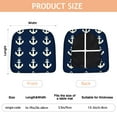 thumbnail image 3 of Navy Blue Anchor Seat Covers for Dining Room Chairs Set Of 4,Stretch Printed Washable Chair Seat Cover with Elastic Ties and Button,Removable Waterproof Couch Cushion Covers, 3 of 6