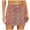 Pink, variant on IROINNID Women's Fashion High Waist Slim Casual A-Line Short Empire Waist Mini Print Skirt
