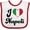 White and Red, variant on Inktastic I Heart Napoli Boys or Girls Baby Bib