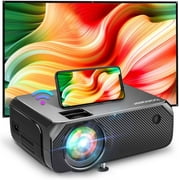 【Dernière version 2022】 Mini projecteur Wi-Fi, projecteur portable pour films en plein air, projecteur de film en plein air pris en charge Full HD 1080p