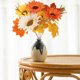 thumbnail image 1 of Uuiauoio Premium Artificial Fall Pumpkin Bouquet for Home Decor Thanksgiving Centerpiece Holiday Table Arrangement with Realistic Leaves and Stems, 1 of 6