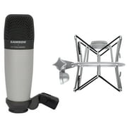 Samson C01 Studio Condenser Recording Microphone Mic + Spider Shock Mount