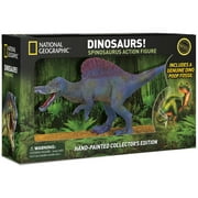 National Geographic Spinosaurus Action Figure - Realistic Dinosaur Toy with Real Dino Poop Fossil!