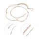 thumbnail image 4 of Bargains Únicos 1 Pc Cinturón Ajustable de Cuerda de Cuero Trenzado Patrón de Cuerda Ajustable Beige, 4 of 5