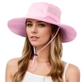 thumbnail image 2 of Bucket Hats for Men Women Summer Wide Brim Breathable Boonie Hat Uv Protection Sun Hat Fishing Hiking Hats, 2 of 5