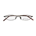 thumbnail image 2 of NEW ANDREW ACTMAN DINGLE DELL MENS/WOMENS DESIGNER FULL-RIM BRONZE / BROWN CLASSIC DESIGN HIP FRAME DEMO LENSES 49-16-135 FLEXIBLE HINGES EYEGLASSES/EYEWEAR, 2 of 9