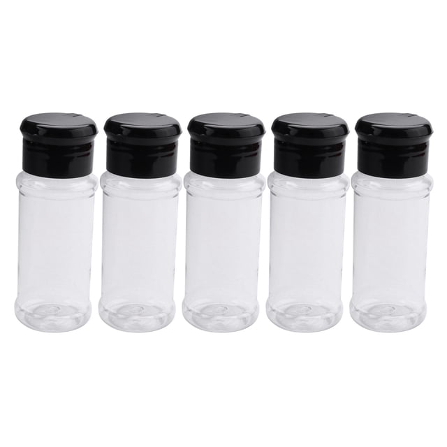 100 Unids 100Ml Especia Salero Pimentero Negro Condimento Frasco Puede Pimienta Botella Barbacoa Condimento