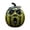 C, variant on 11.8in Halloween Decorations Outdoor, Mutant Pumpkin Resin Statue, Halloween Decor Pumpkin Sculpture, Halloween Party Seasonal Yard and Tabletop Accent (Black)