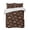 Dark Brown, variant on Quilts Full Size Bedding Set, Western Cowboys Lightweight Quilted Comforter, Vintage Farmhouse Cow Nature Scenery Soft Reversible Bedspread Coverlet with Pillow Covers for All Season, 78" x 90"